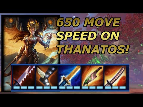 ALMOST BREAKING MOVEMENT SPEED CAP ON THANATOS! - Masters Ranked 1v1 Duel - SMITE