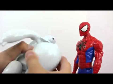 Spiderman vs Hulk and Baymax big hero 6