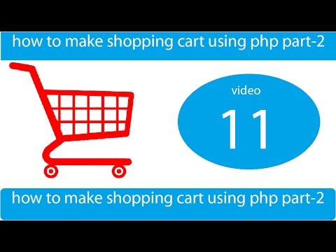 how to make shopping cart with cookies and mysql - part 2