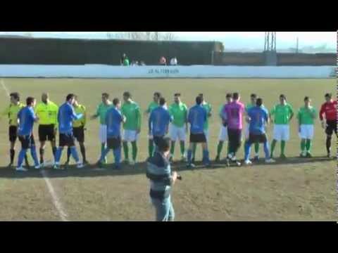 Altorricón 0 - Utebo 7 (05/02/2011), el trío arbitral y los equipos