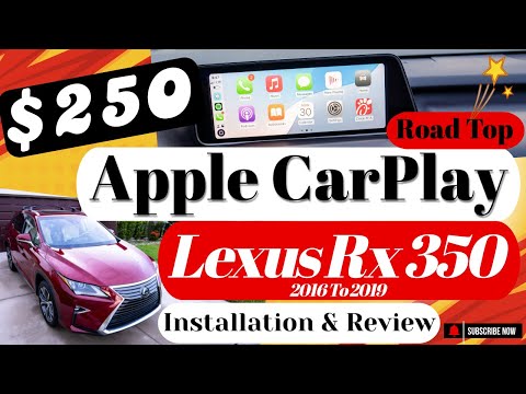 Upgrade Your Ride with Rod Top Apple CarPlay {2016 to 2019} Lexus Rx350