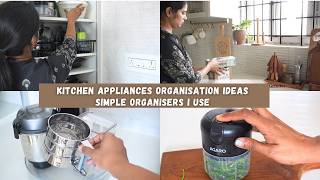 Kitchen Appliances Organization Ideas | Simple Organisers & My Most Useful Appliances || AMAZON BUY
