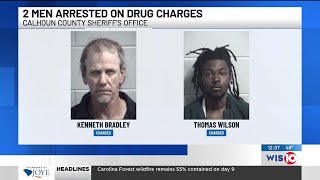 Calhoun County deputies arrest 2 men on drug charges