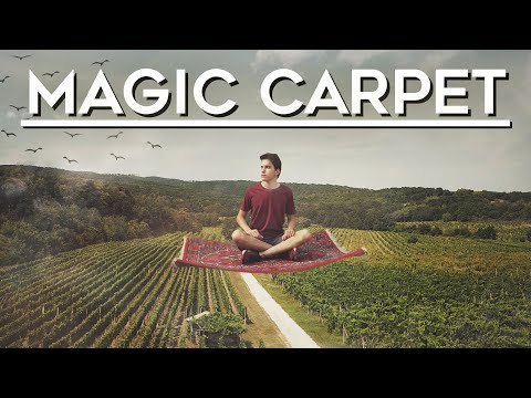 FLYING ON A MAGIC CARPET!