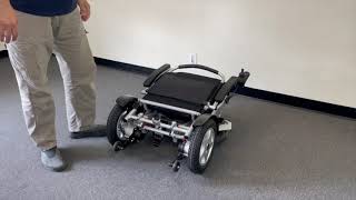Culver Mobility Power Wheelchair- How to fold unfold the wheelchair