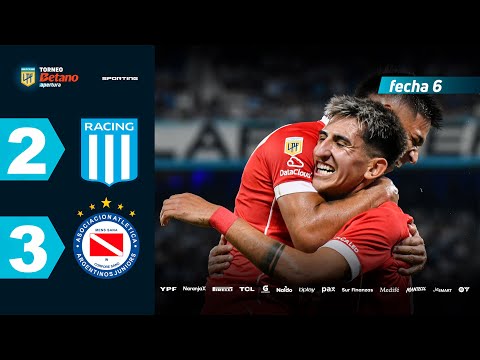 RACING 2 - 3 ARGENTINOS I Resumen del partido | #TorneoBetano Apertura 2025