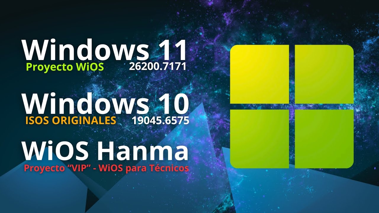 Novedades sobre Windows 10 ESU - Windows 11 7171 y WiOS Hanma