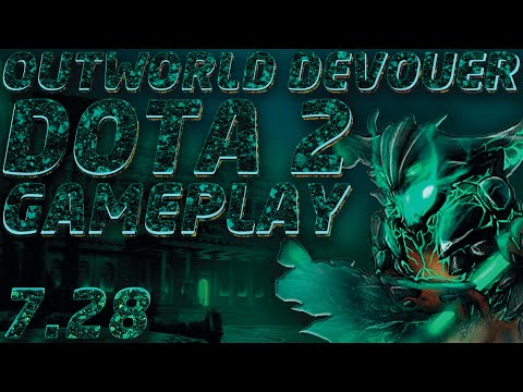 Outworld Devourer Dota 2 gameplay 7.28 | mid lane 2k mmr