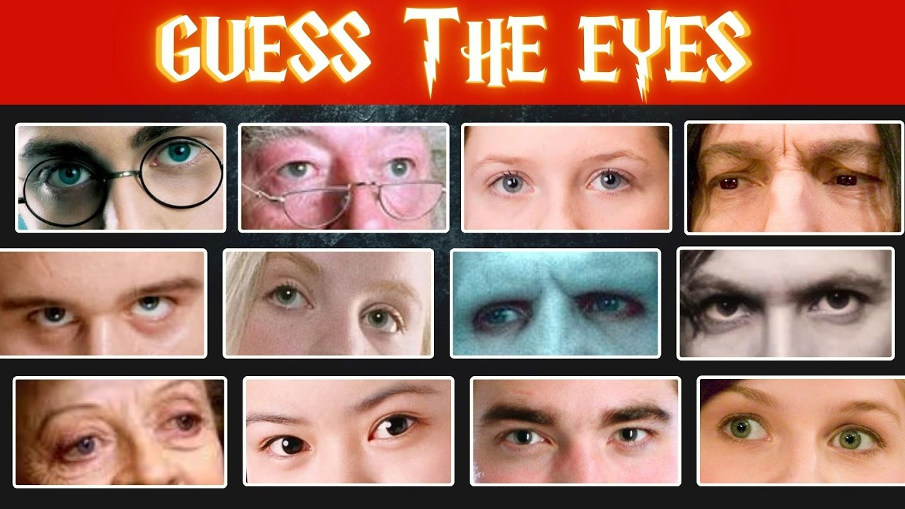 Can You Identify HARRY POTTER Characters Just by Their Eyes? 🧙‍♂️✨ | Ultimate Harry Potter Quiz