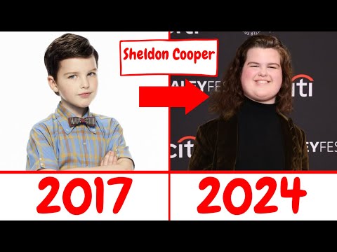 Young Sheldon THEN And NOW [2017-2024] Sheldon Cooper