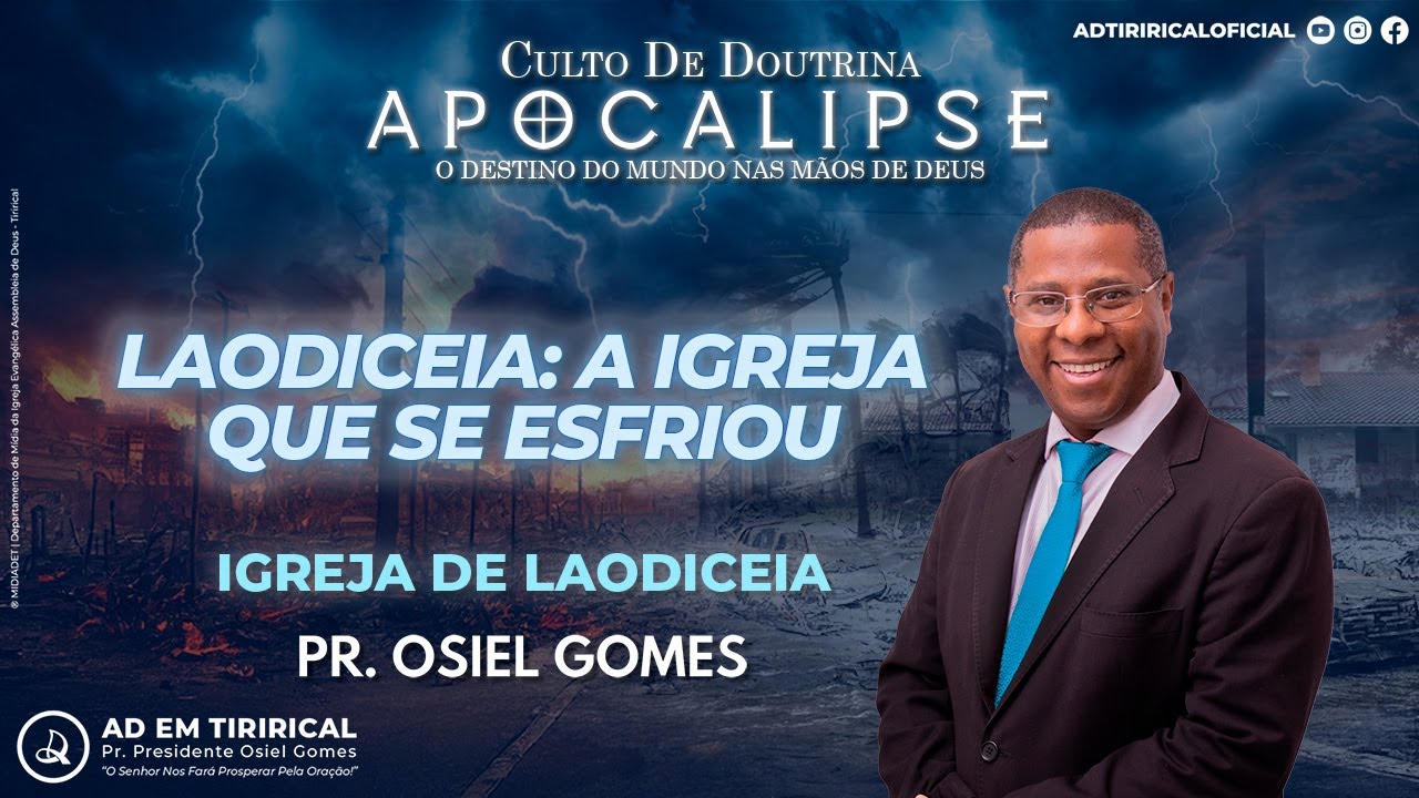 "Laodiceia: A igreja Que se Esfriou" | Pr. Osiel Gomes | Quinta - Feira 04/04/2024