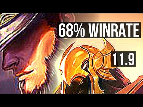 TWISTED FATE vs AZIR (MID) | 68% winrate, 13/2/8, 6 solo kills, Legendary | BR Diamond | v11.9