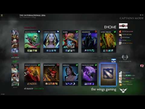 Wings vs EHOME, The International 2016, CN Group Stage