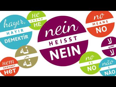 nein heisst nein. Das ist jetzt Gesetz.