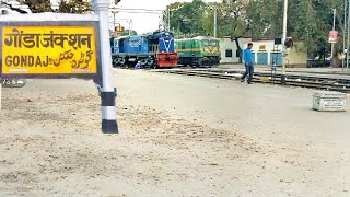preview picture of video 'lGonda Junctionl Jansadharan Express arriving at a Major Station of North Eastern Railway'