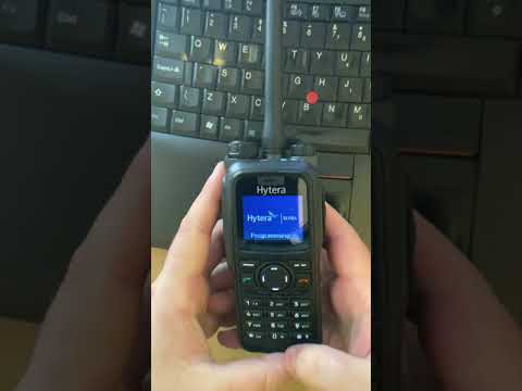 Hytera PT580H Plus Tetra manual programming mode