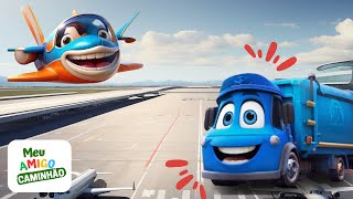 Conheça os Meios de Transporte com o Caminhão Jeff | Meu Amigo Caminhão | Vídeos Educativos
