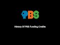 A History Of PBS Funding Credits 1967 Onwards Part 1 Version 2