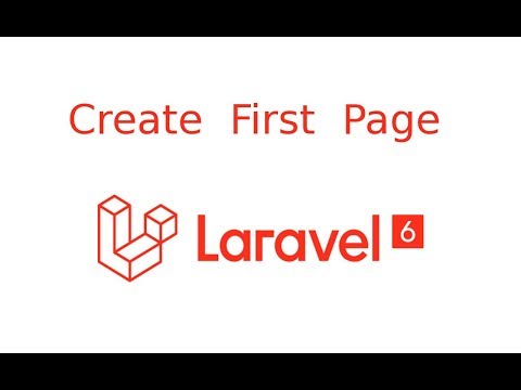 Laravel tutorial 2 create first page