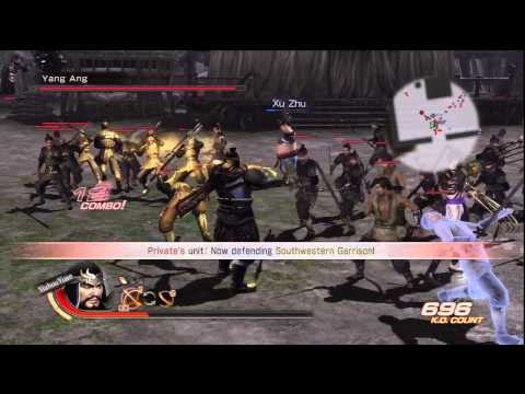Dynasty Warrior 7- Wei story mode part 27- Battle of Yangping Gate(Chaos) [HD]