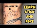How To Tattoo Stick And Poke