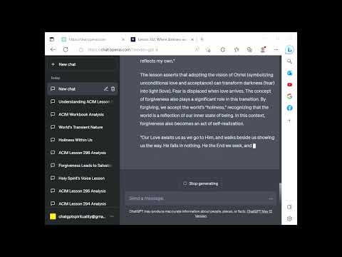 ChatGPT Spirituality ACIM Lesson 302 - Where darkness was I look upon the light