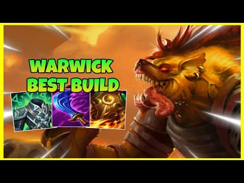 WARWICK BEST BUILD WILD RIFT LEGENDARY CARRY - MONTAGE