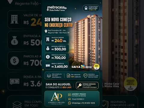 🏡✨ **CHEGOU A SUA HORA DE SAIR DO ALUGUEL!** ✨🏡 #apartamento #apartamentozonaleste
