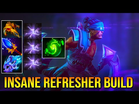 INCREDIBLE REFRESHER BUILD [ Anti Mage ] THE MOST HARDEST CARRY