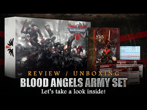 BLOOD ANGELS Army Set Review / Unboxing Warhammer 40K 10th Edition