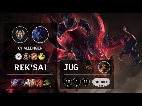 Rek'Sai Jungle vs Jarvan IV - KR Challenger Patch 10.7