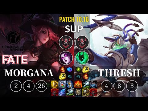 IG Fate Morgana vs Thresh Sup - KR Patch 10.16