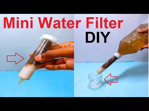 waste water purification working model for school science project exhibition DIY pandit