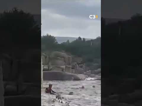Dramático rescate en el Río de Los Sauces | Cadena 3 Argentina