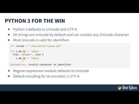 Unicode in Python