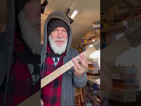 Cigar Box Guitar - Minor to Major TRICK 😎👍🏽 #cigarboxguitar #music