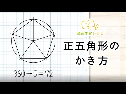 定規とコンパスを使用した正五角形の作図 - 定義