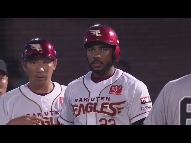 【4回裏】2試合連続の打点!! イーグルス・フランコ 左中間への先制タイムリーヒット!!  2024年6月13日 東北楽天ゴールデンイーグルス 対 読売ジャイアンツ