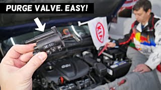 KIA OPTIMA PURGE VALVE REPLACEMENT REMOVAL