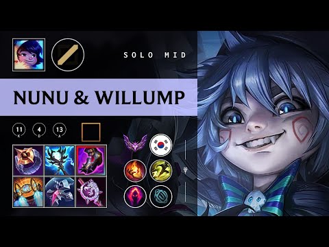 Nunu & Willump Mid vs Lissandra - KR Master Patch 26.02