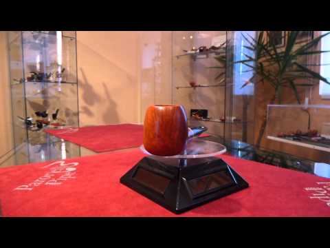 Pipa radica e ebano apple fatta a mano - www.paronellipipe.it