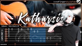 Download lagu Tokyo Ghoul:re Season 2 OP - Katharsis - Fingerstyle Guitar Cover   TABS Tutorial mp3