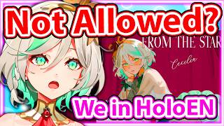 Cecilia Explains Why Most Holo EN Don't Really do English Cover Song 【Hololive】