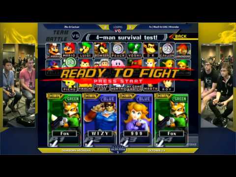 TBH5 - Zhu & Cactuar Vs. Fe | MacD & COG | Wizzrobe - SSBM Doubles Losers - Smash