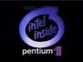 Intel Inside Pentium II Processor MMX Logo 1997 1999