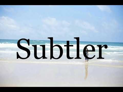 How To Pronounce Subtler🌈🌈🌈🌈🌈🌈Pronunciation Of Subtler