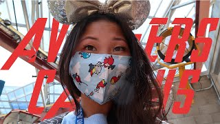 first time in web slingers & avengers campus! disney vlog