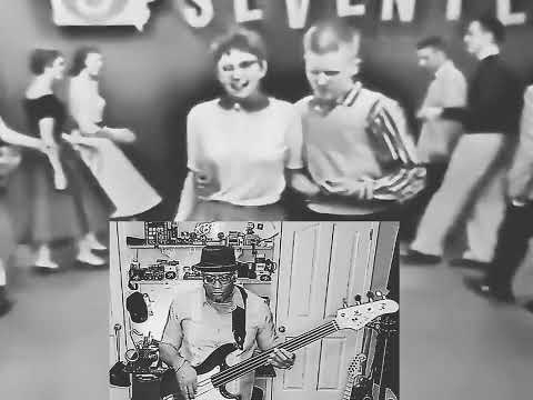 The Stroll w The King of The Stroll Chuck Willis - Betty and Dupree - Bass Cover - (Seventeen)