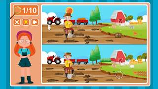 Viki Spotter: The Farm, Level 18 Walkthrough, 1080p/60FPS.