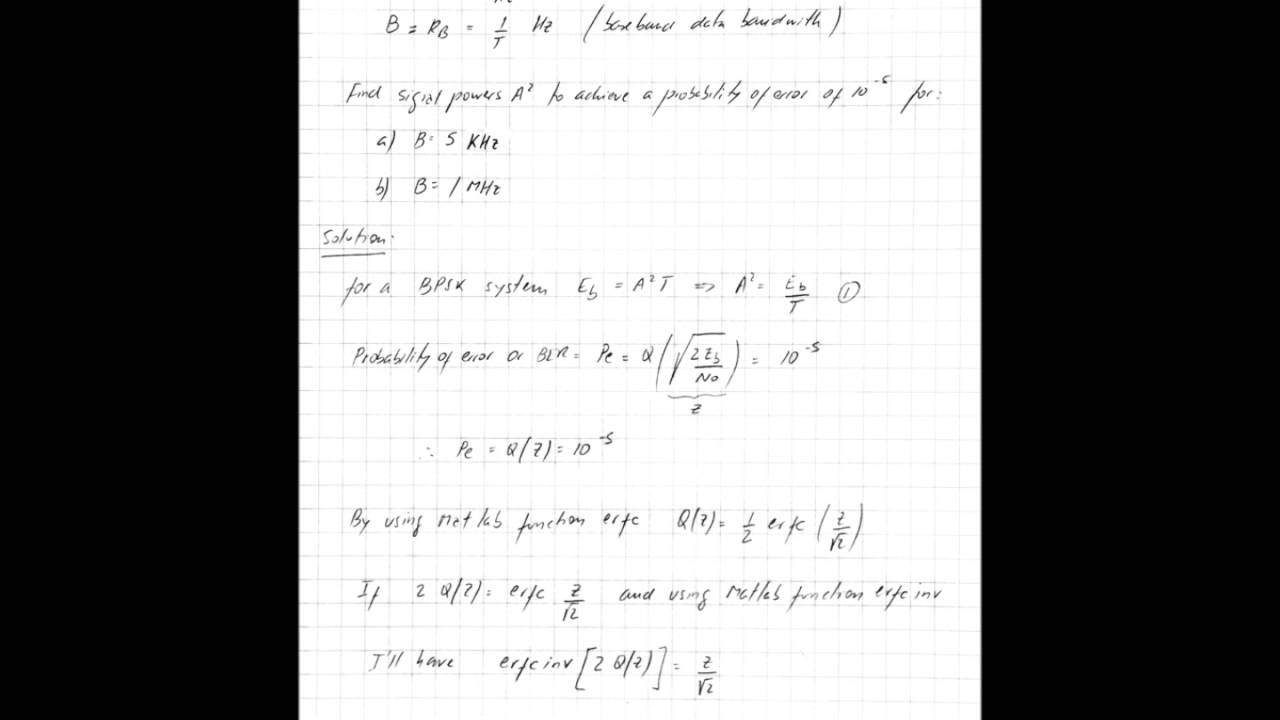 BPSK System Exercise